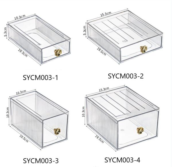 Cosmetic Storage Box Makeup Storage Container Organiser, Skincare Makeup Organizer, Brush Holder, Vanity Shelf