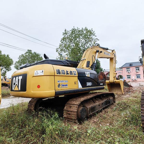 330D Used Caterpillar Excavators Heavy Equipment Original Components 1.4m3 Bucket Capacity