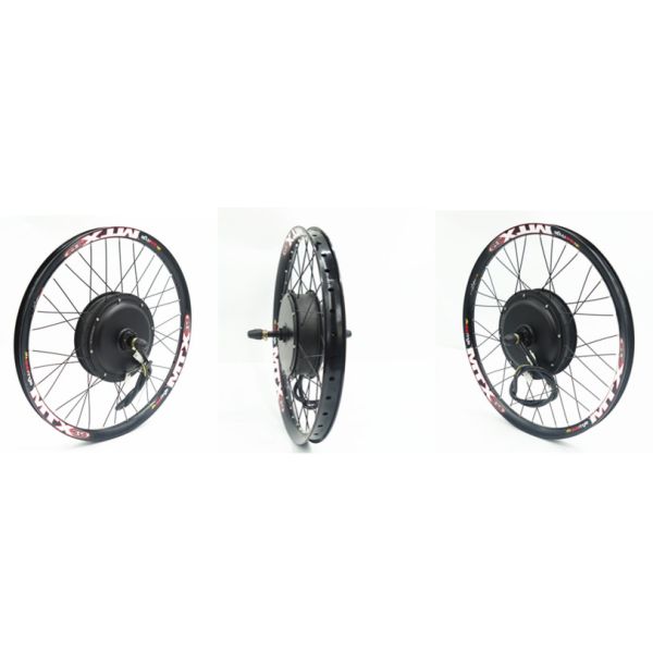 72v 5kw Rear Motor Electric Bike Kit / Motorcycle Set With Lithium Battery