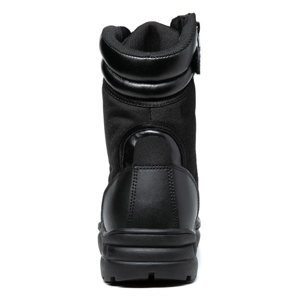 Black Tactical Safety Shoes Winter Breathable Safety Boots High Top