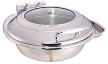 Hygiene Commercial Cooking Equipment 6L Round Chafers W/O Frame