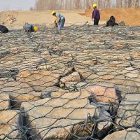 Proteja su proyecto con malla de alambre de gabión recubierta de PVC para una protección sostenible de la orilla del río y la estabilización de la pendiente