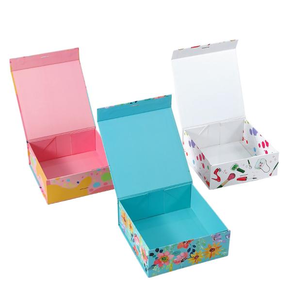 Custom Clothing Paper Gift Box with Luxury Foldable Design and Magnetic Closure