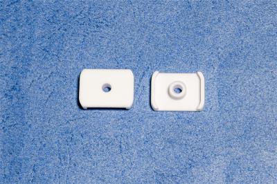 Hot Press Molding Alumina Custom Ceramic Parts Contact Isolator Hat