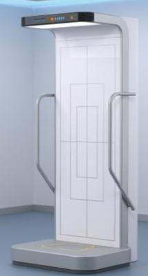 19 Scanner de corpo inteiro Detector de radiação nuclear com velocidade rápida 180-1800mm/min