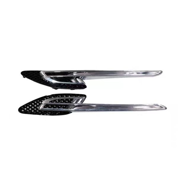 High-Qulity Car Parts Fender Grill Electroplated plastic Chrome Fender air Vent for Bentley Continental GT GTC