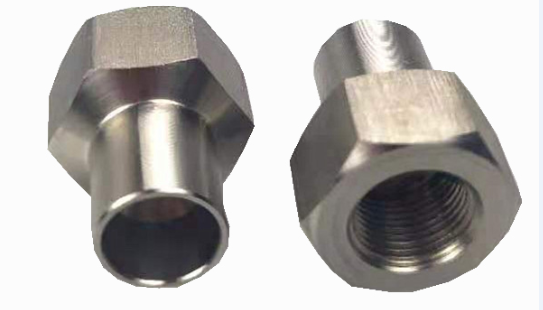 M12x1 Sleeve Flange Cable End Fittings SS316 Stainless Steel Hex Nut