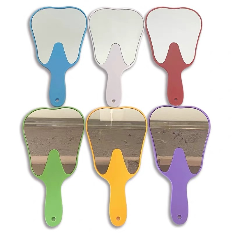 Personal Oral Care Mirror Double Sided Magnifying Flat Home Dental Inspection
