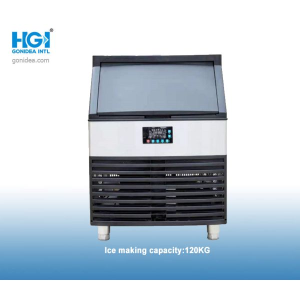 550W Shop Restaurant Ice Maker 120kg SASO