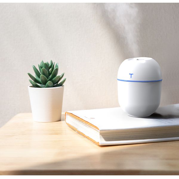 Home Colorful Bedroom Humidifier with Essential Oil Aromatherapy and LED Lights