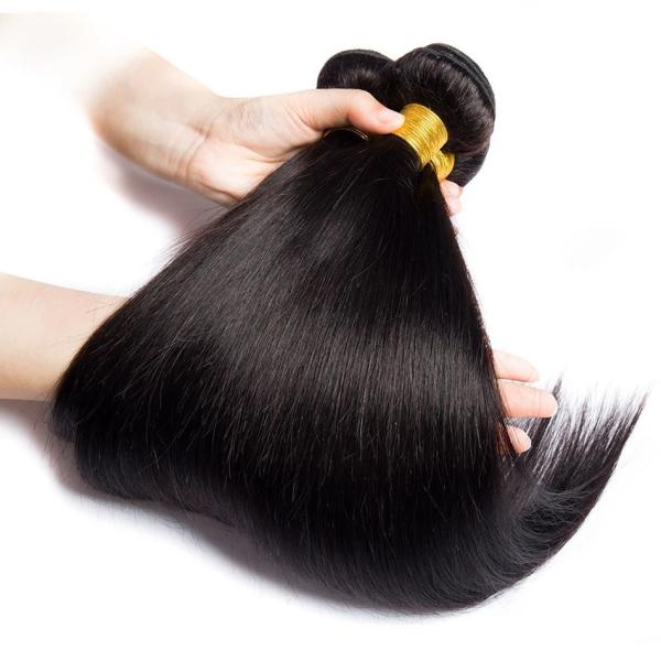 Straight Cheap Natural  Remy Indian Human Hair Vendor Weave Bundles and wefts