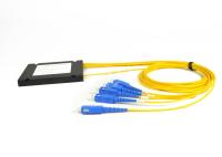 Connecteur de diviseur de fibre de PLC 1*4 de Sc audio optique/UPC pour des déploiements de FTTx