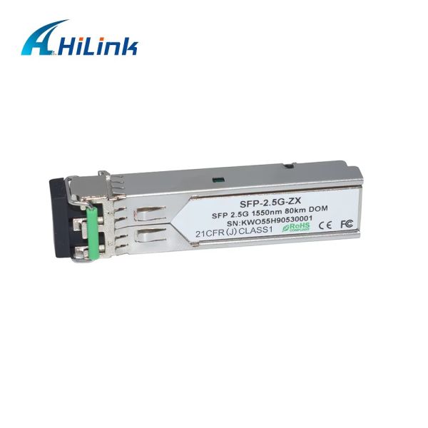 Professional Factory 2.5G SFP 80KM 1550nm LC Connector Fiber Optic Module