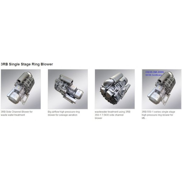 2RB Industrial Air Pump Side Channel Blower Max 90 - 660mbar