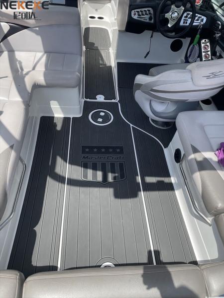 6mm Thickness 3000-Hour UV Resistant Self-Adhesive Marine EVA Flooring Boat Deck Mat for Mastercraft X15 Cockpit