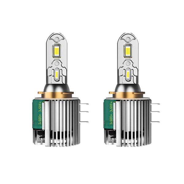 36W H15 LED Headlight Bulb Error Free One Piece Design Silent Cooling Car Lamp