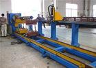 Intersection Flame Plasma CNC Cutting Machine For Mild Steel / Stainless Steel Pipe