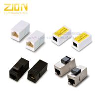 UTP/FTP Jack Coupler trapezoidal ZCM221-228, piedra angular, Ethernet, del fabricante de China - Zion Communiation
