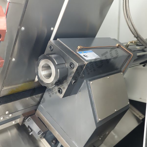 Automatic TCK80Y Slant Bed CNC Lathe Precision Metal Turning Center CE Certified