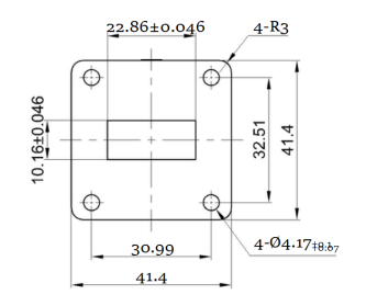 8.2-12.4GHz  WR-90  WAVEGUIDE LOAD