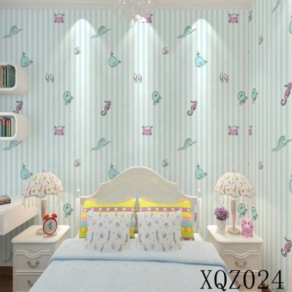 Modern Cartoon Design Self Adhesive Wallpaper for Kids Room and Interior Home Hotel Wall Decoratin Deisgn