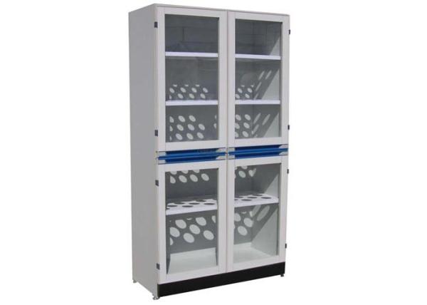 Durable Wall Mounted Storage Cabinets , High Strength Chemistry Lab Furniture