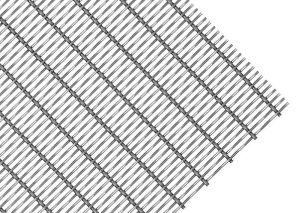 Painéis de rede de arame do teto da arquitetura da decoração com teste padrão frisado do fio