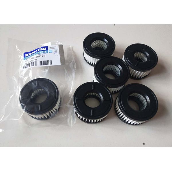 421 60 35170 Komatsu Excavator Hydraulic Filter Elements High Pressure Gas Ventilation