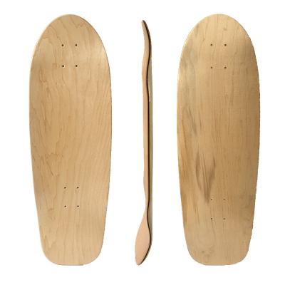 28inch Kick Shape Old School Longboard Skateboard Blank Decks Maple Wood
