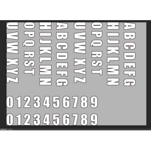 Durable Heat Press Numbers And Letters Customizable Football Shirt Letters And Numbers Washable