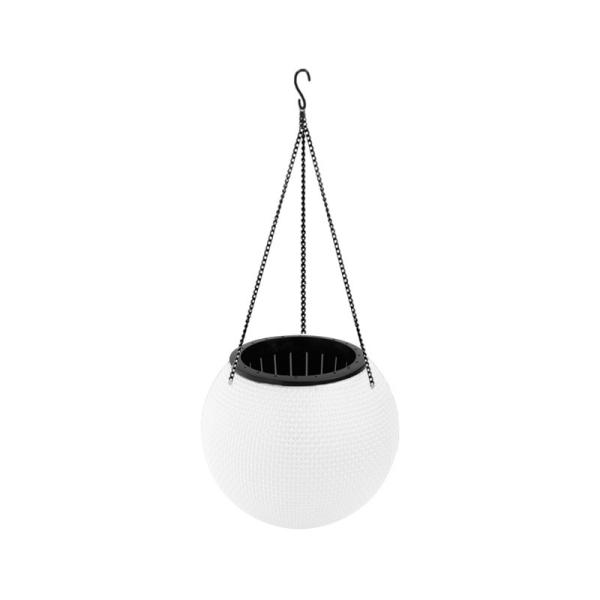 Ball Shape Hanging Up 15cm Self Watering Houseplant Pots With Chain