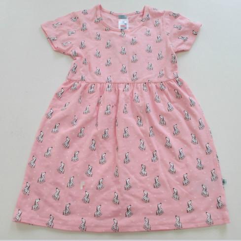 Cotton Spandex Baby Girl Knit Dress Short Sleeves Summer Styles
