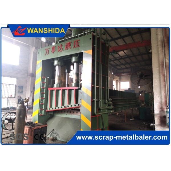 500ton Hydraulic Gantry Shear with 507 Tons Cutting Force and 6000×1500×600mm Chamber for Heavy-Duty Scrap Metal Processing