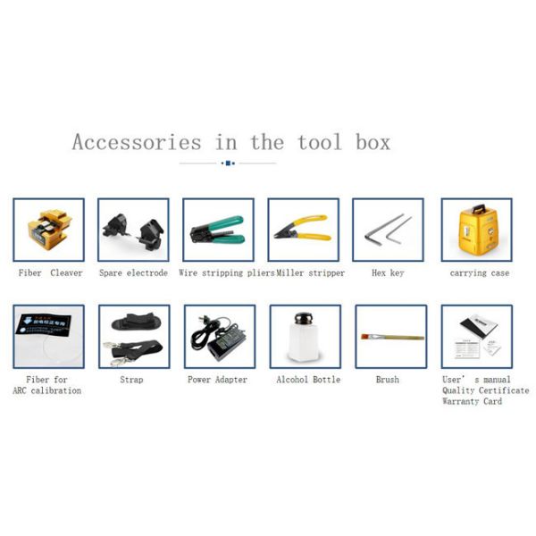 FTTH Signalfire Fiber Optic Splicing Machine Fusion Splicer 10 Languages AI-9