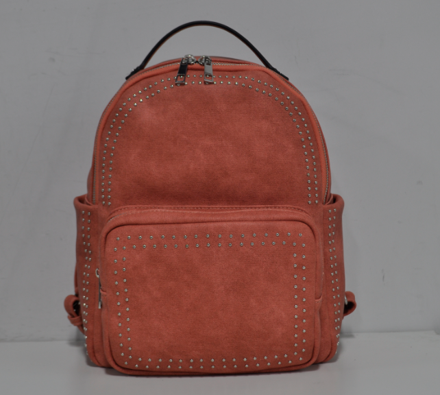 Hot Selling Fashion Pu Leather Pink Color Women Backpack Custom Shoulders Bag For Girls