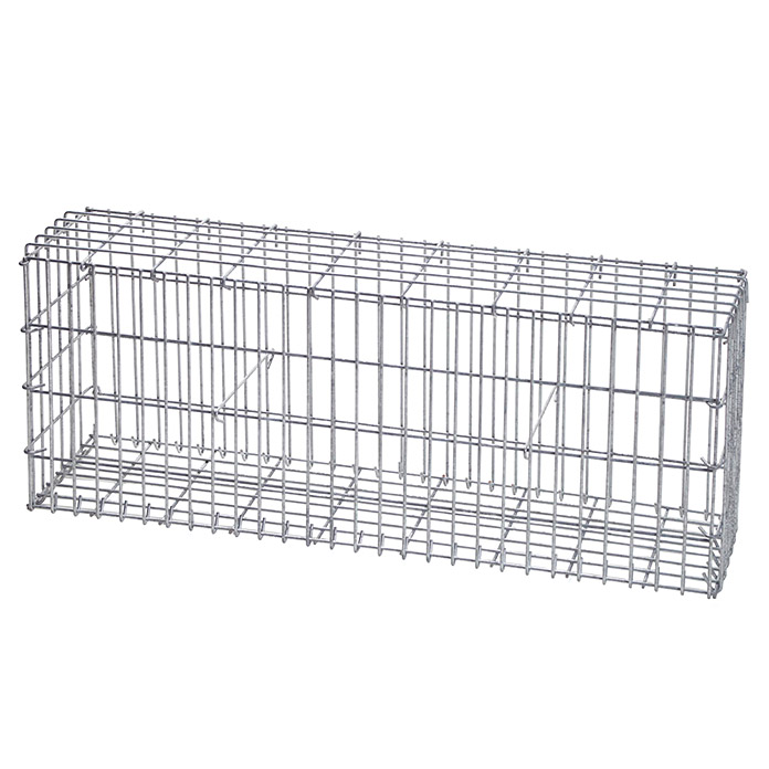 Hot Dipped Galvanized 4mm Welded Wire Mesh Gabion Box for Retaining Wall and Stone Cage