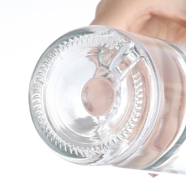 Base Material Super Flint Glass Empty Crystal Vodka Glass Bottle 500 ml 750 ml with Cork