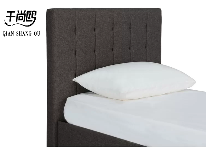 Sturdy Classic Linen Tall Upholstered Bed Home furnishings Size customized