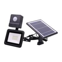 Luz de inundação solar exterior 10W do sensor de movimento PIR Security Lights solar