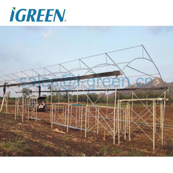 Climate Controlled Agricultural Greenhouse Hot Dipped Galvanized Steel Greenhouse