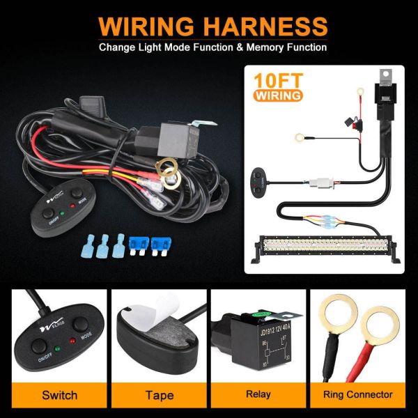 240 Вт световые панели 4х4 транспортное средство светодиодные светодиоды 22