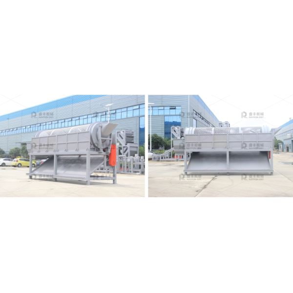 3kW Trommel Screen Machine Long Lifespan Wear Resistant For PET Bottles