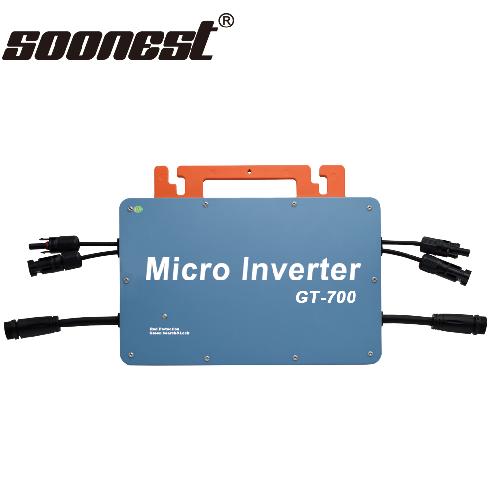 Soonest 700W 800W Micro Inverter 600W Wifi Solaredge Micro Inverter Price Hybrid Micro Inverter 2000W