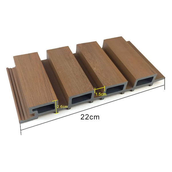 Fireproof Anti-rot 3C Design Exterior Acoustic Pvc Wall Panel Wpc Cladding for Outside Wall