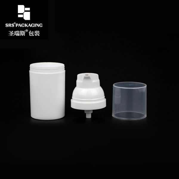 30ml 50ml 75ml 100ml injection white eco-friendly pp airless pump bottle