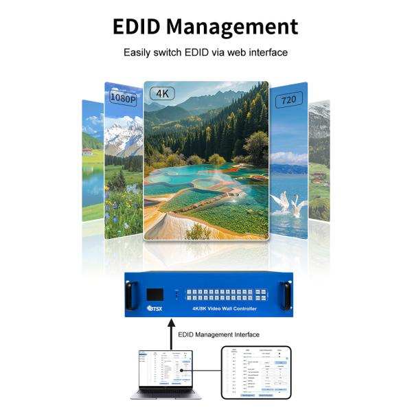 HDMI2.0 HDMI Matrix Switcher for Professional Audio and Video Distribution 8KG 540mm×325mm×225mm