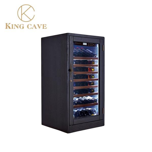 Constant Temperature Custom Wine Cooler With LED Lights Low Noise