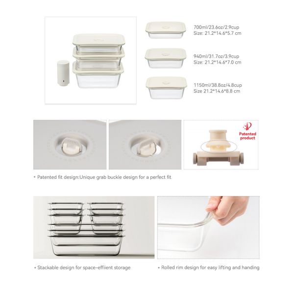 fda approved vacuum seal containers with pump for Premium Gifting & Exclusive Membership Platforms