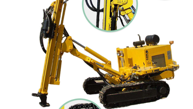 Hydraulic Mobile Crawler Rock Drill Small Drill Deep Rig