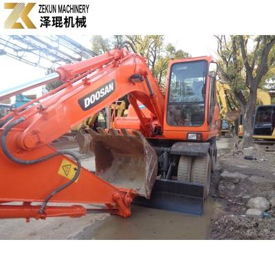 Excavadora de rodas usadas DH150W-7 laranja